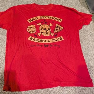 Rogue Red Graphic Tee - Bad Decisions Barbell Club